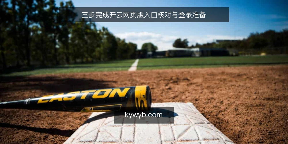 三步完成开云网页版入口核对与登录准备 — 准备阶段:核对入口与网络环境 配图